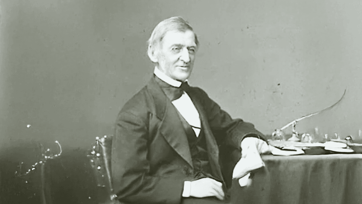 Ralph Waldo Emerson, American essayist, philosopher, and poet