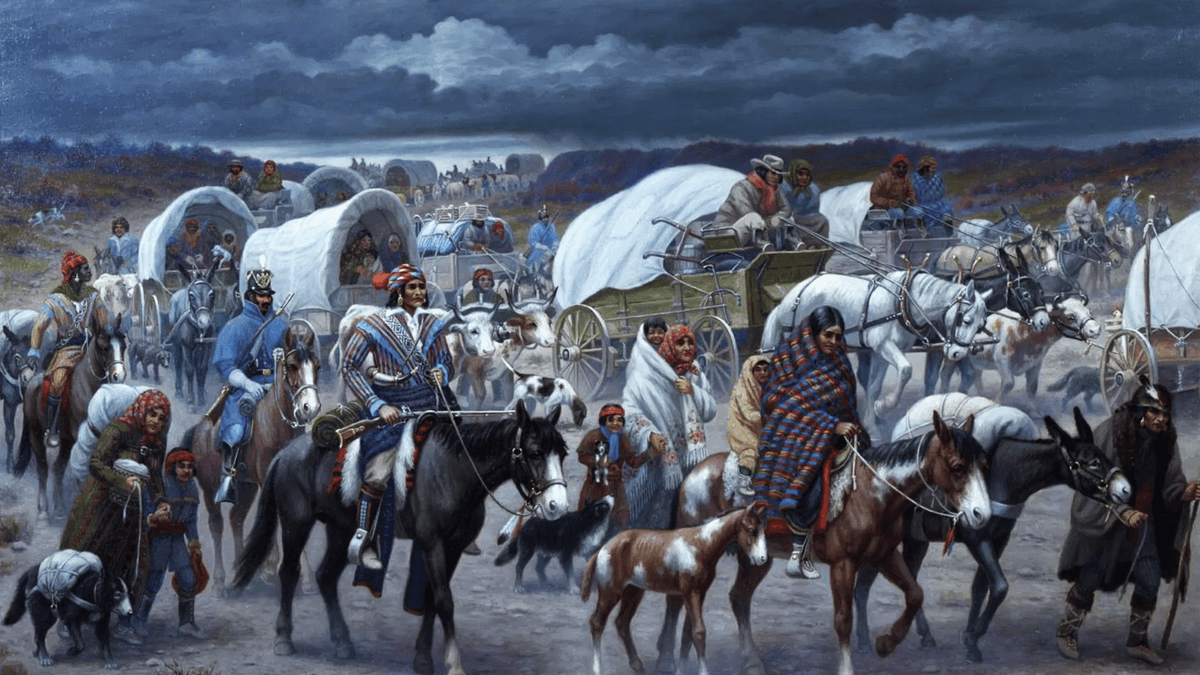 The Indian Removal Act of 1830, championed by President Andrew Jackson, authorized the forced relocation of Native American tribes from the southeastern United States to lands west of the Mississippi.