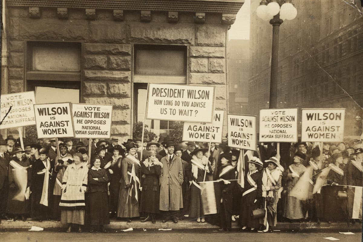 Women’s suffrage was a full-blown political battle that began in the mid-1800s and stretched into the 20th century.