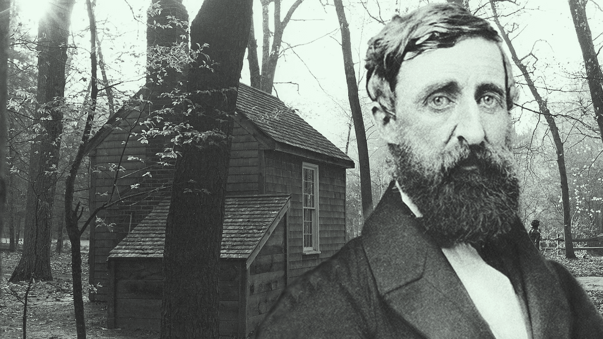 Henry David Thoreau, American writer and philosopher.