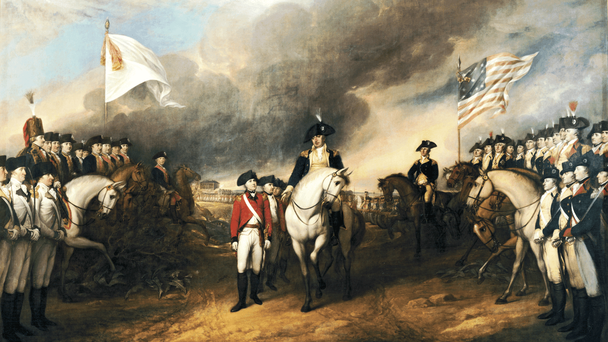 Trace the American Revolution from rising tensions after the French and Indian War to independence recognized in 1783.