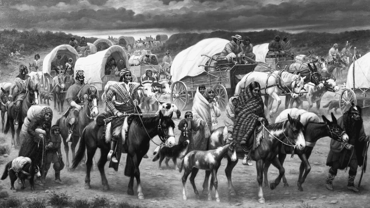 The Indian Removal Act of 1830, championed by President Andrew Jackson, authorized the forced relocation of Native American tribes from the southeastern United States to lands west of the Mississippi.
