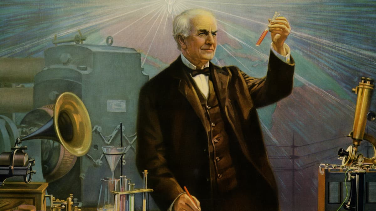 Edison proved that you don’t have to wait for a brilliant idea to strike—you can build brilliance brick by brick, filament by filament.